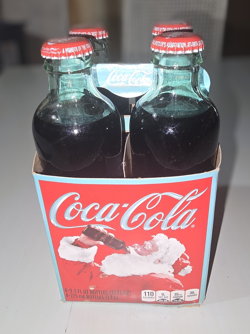 2011 Coca-Cola 125th Anniversary Hutchinson Bottle 4-Pack FULL w/ Santa Carrier